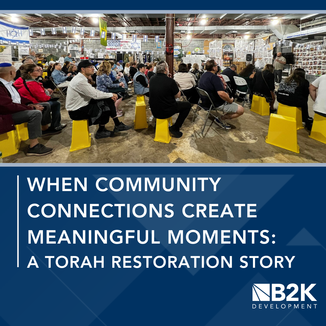 When Community Connections Create Meaningful Moments: A Torah Restoration Story