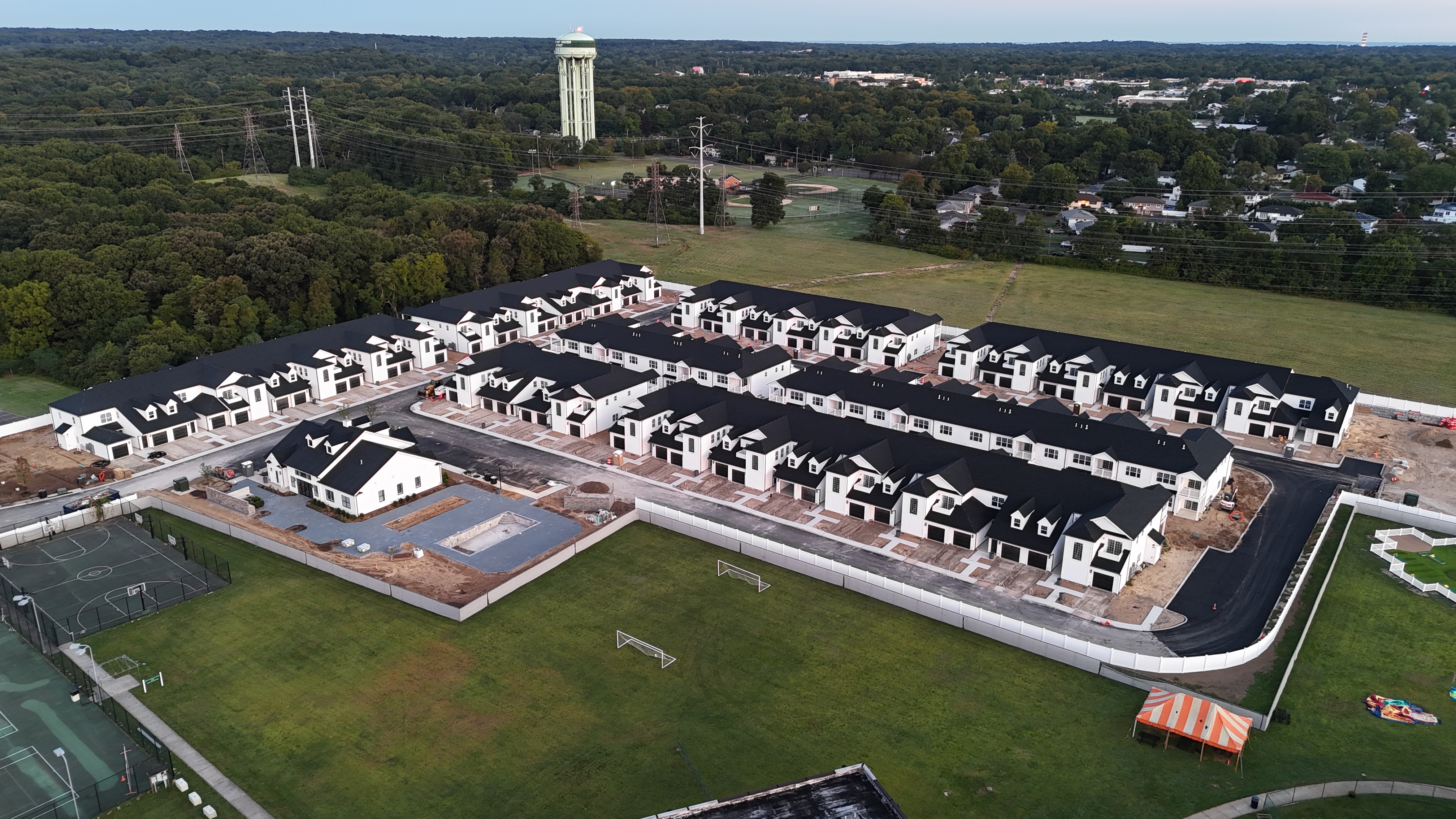 Sutton Landing at Patchogue Construction Aerial