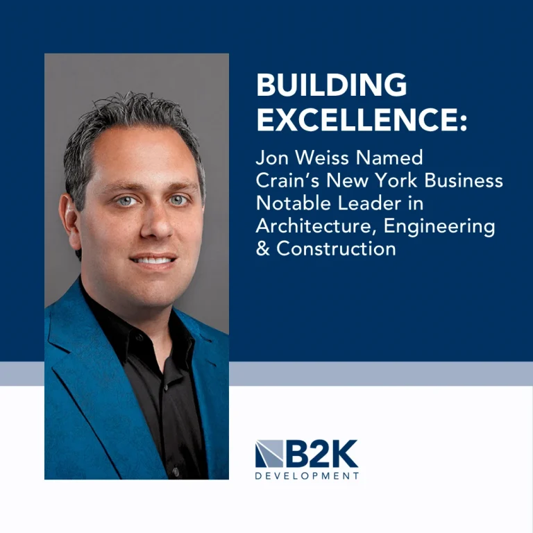 Building Excellence: Jon Weiss Earns Crain’s Leadership Recognition